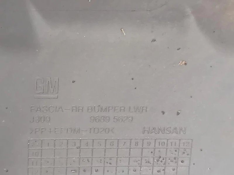 Paraurti POST 96895629 Chevrolet Orlando 2011