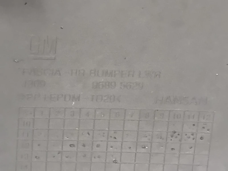 Paraurti POST 96895629 Chevrolet Orlando 2011