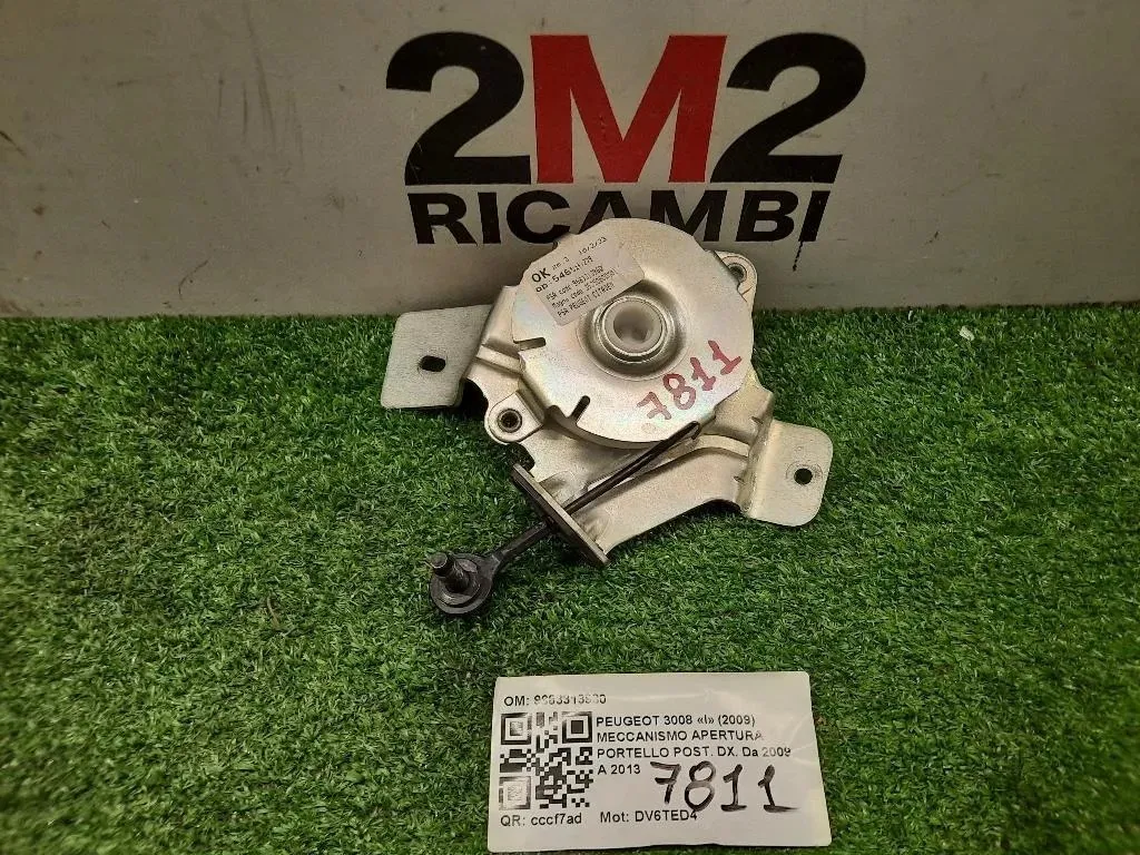 Meccanismo Apertura Portello POST DX 9683313980 Peugeot 3008 I 2009