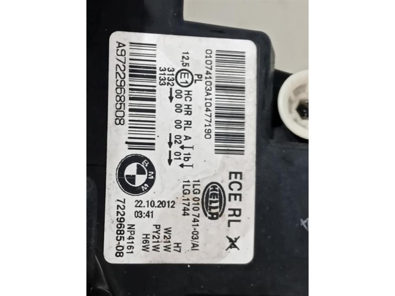 Rivestimento Frontale ANT RIVESTIMENTO FRONTALE ANT Bmw Serie 1 F20 Berlina 2012