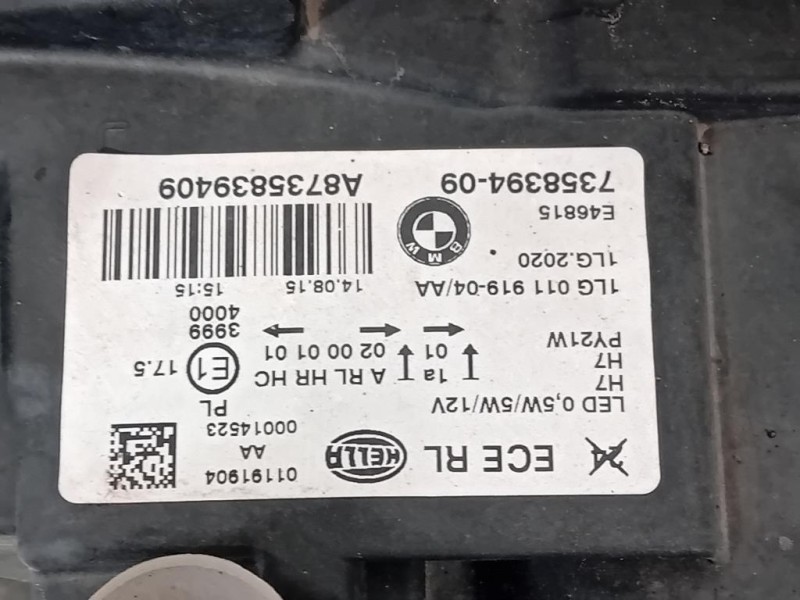 Rivestimento Frontale ANT RIVESTIMENTO FRONTALE ANT Bmw Serie 1 F20 Berlina 2015