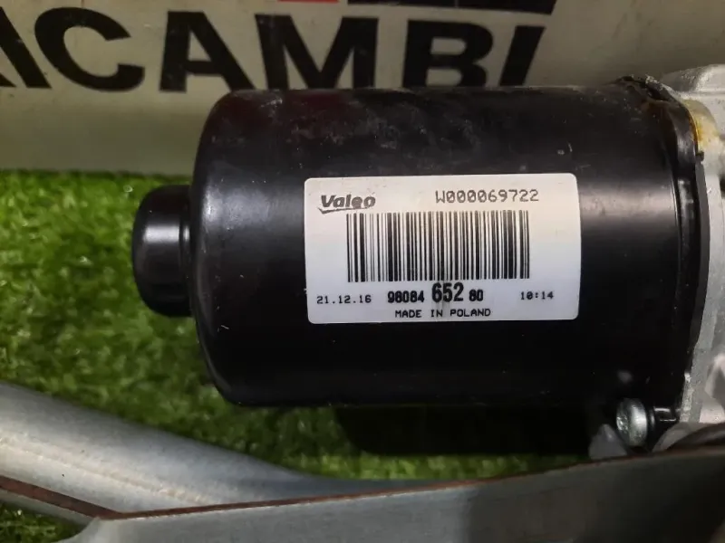 Meccanismo Tergicristallo 9808465280 Citroen Jumpy IV 2016