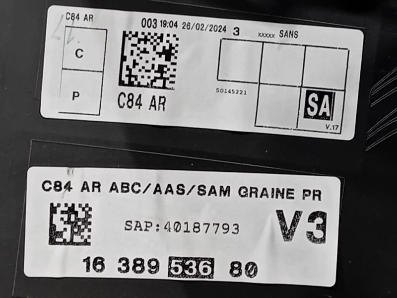 Paraurti POST 1638953480 Citroen C5 Aircross 2018