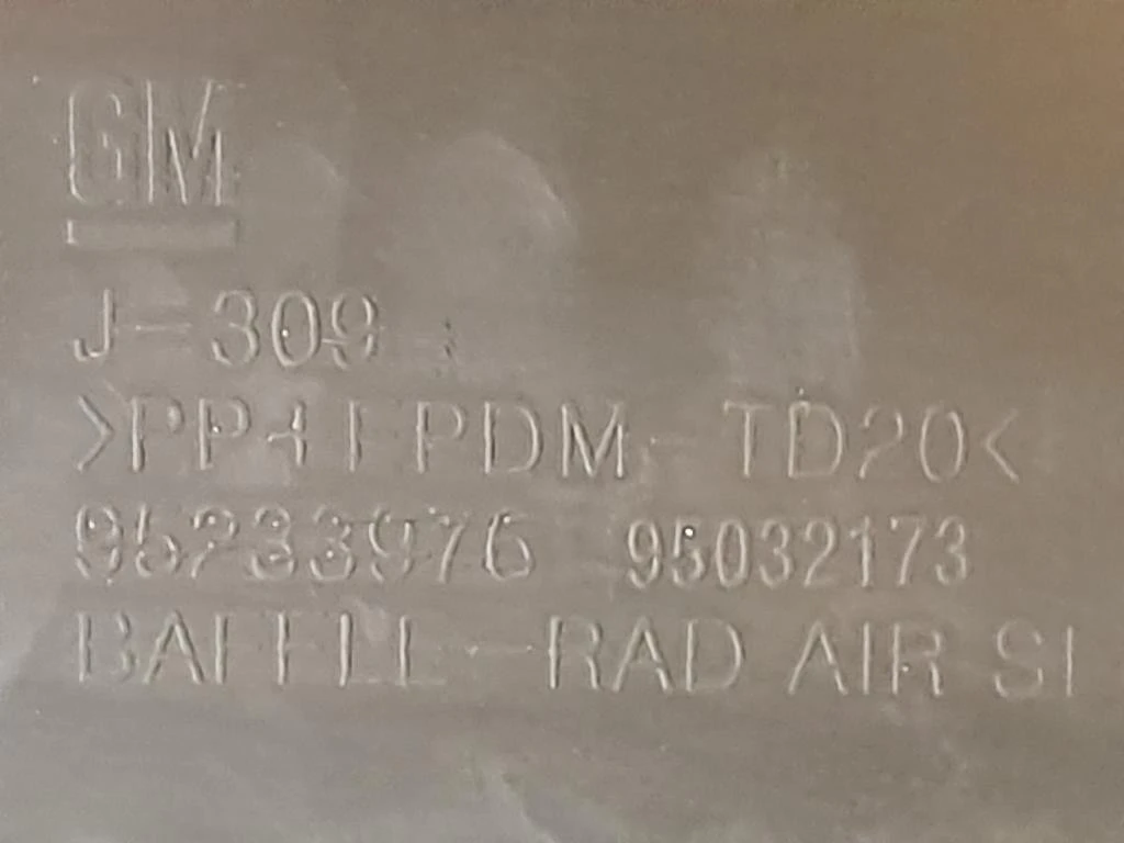 Rivestimento Frontale ANT 95032173 Chevrolet Orlando 2011