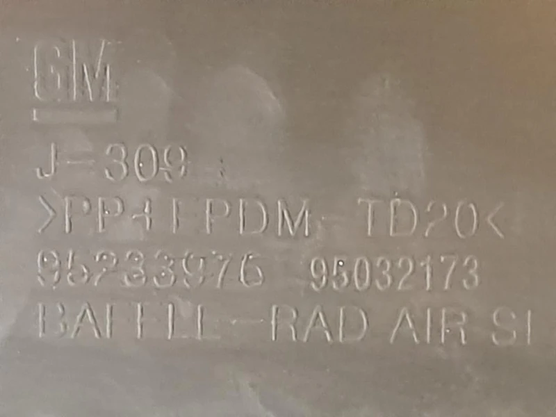 Rivestimento Frontale ANT 95032173 Chevrolet Orlando 2011