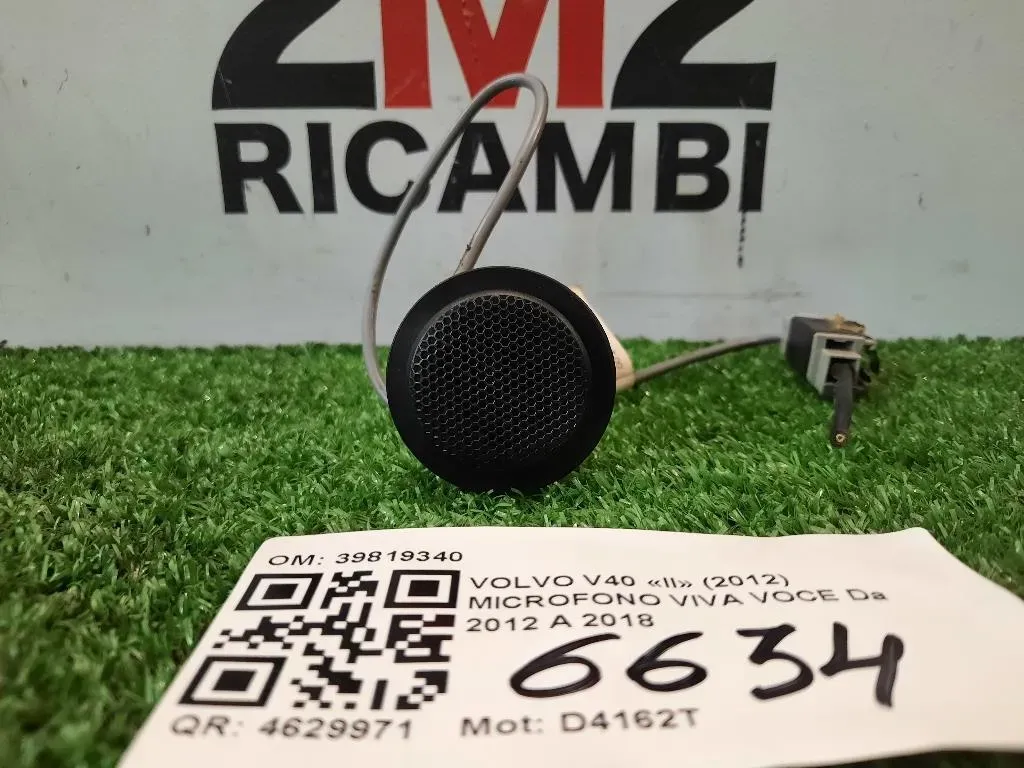 Microfono VIVA VOCE 39819340 Volvo V40 II 2012
