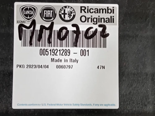 Rivestimento Frontale ANT 0051921289 Fiat Panda II 2009