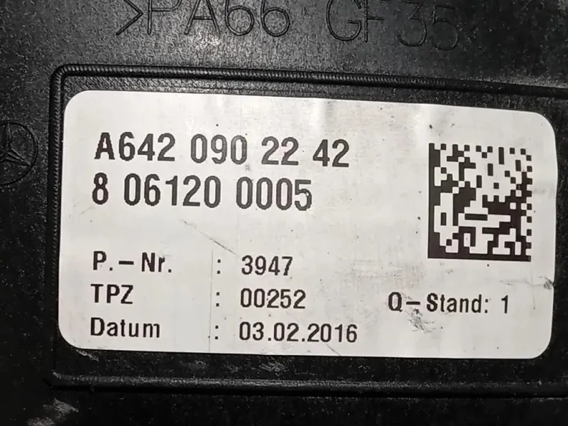 Misuratore Massa ARIA A6420902242 Mercedes Classe GLE W166 2015