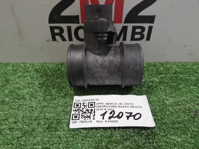 Misuratore Massa ARIA 0280218119 Opel Meriva B 2010