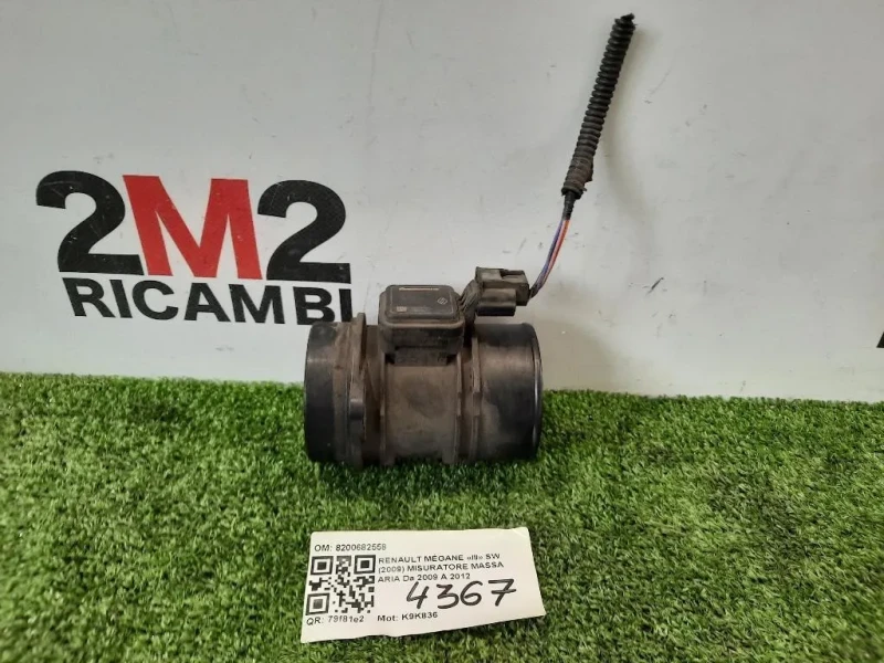 Misuratore Massa ARIA 8200682558 FLUSSOMETRO Renault Mégane III SW 2009