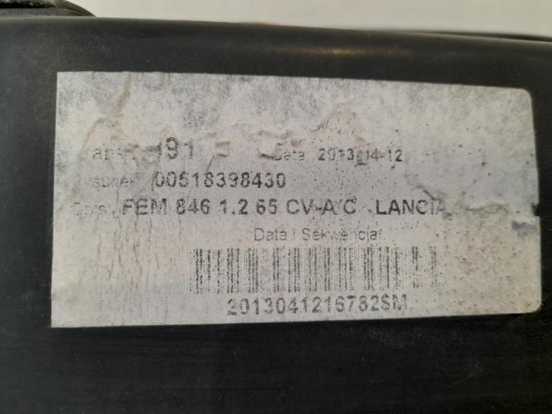 Rivestimento Frontale ANT 518398430 879500000 5A037000 Lancia Ypsilon III 2015