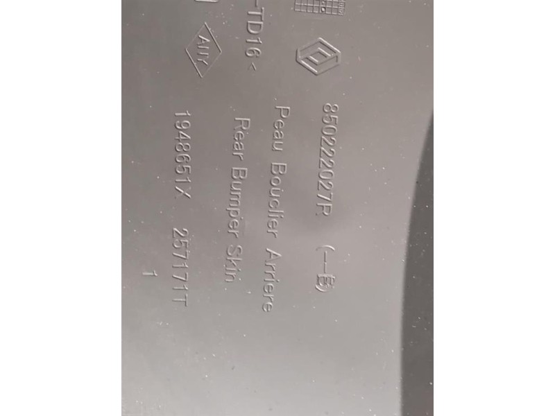 Paraurti POST 850222027R Dacia Duster II 2018