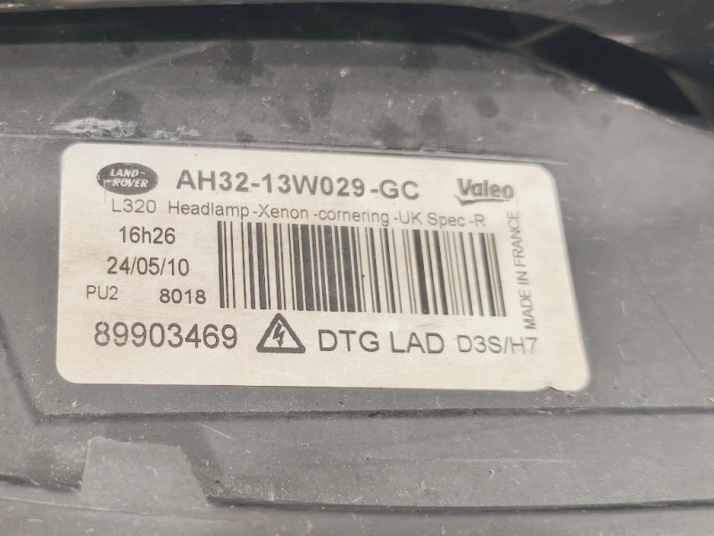 Rivestimento Frontale ANT LR054853 COMPLETO Land Rover Range Rover Sport II 2009