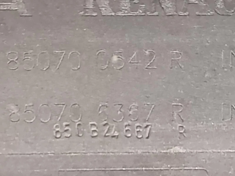 Paraurti POST 850101569S Dacia Duster II 2021