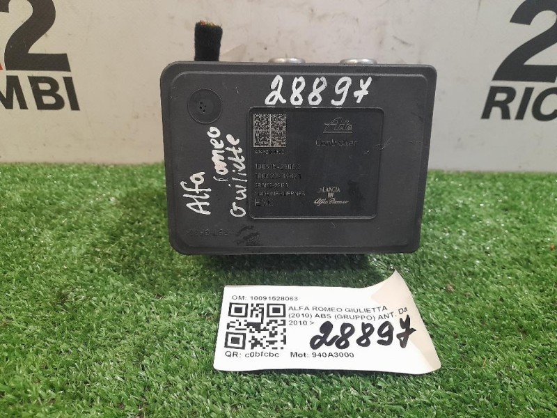 ABS Gruppo ANT 10091528063 Alfa Romeo Giulietta 2010