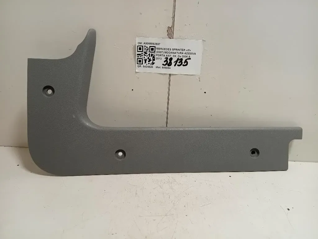 Modanatura Adesiva Porta ANT DX A9066862607 Mercedes Sprinter III 2007