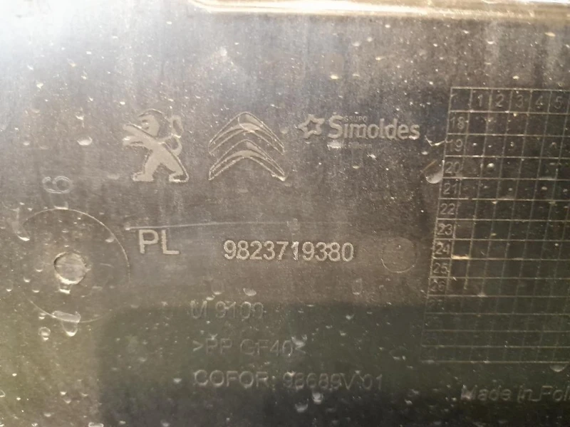 Rivestimento Frontale ANT 9823719380 9827970180 Peugeot 208 II 2019