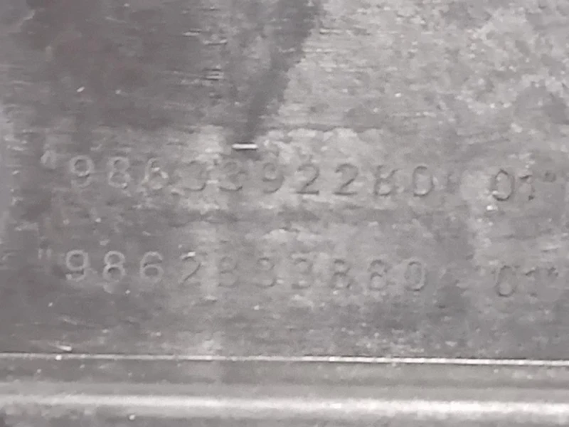 Rivestimento Frontale ANT 9863392280 Peugeot 208 II 2019