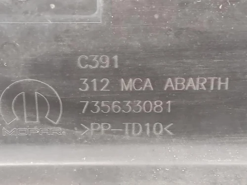 Paraurti POST 735633081 Fiat 500 II 2015