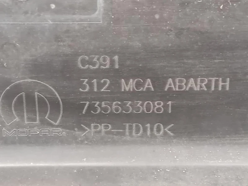 Paraurti POST 735633081 Fiat 500 II 2015