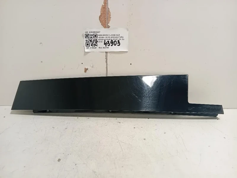 Modanatura Adesiva Porta POST DX A2926900487 Mercedes Classe GLE W166 2015