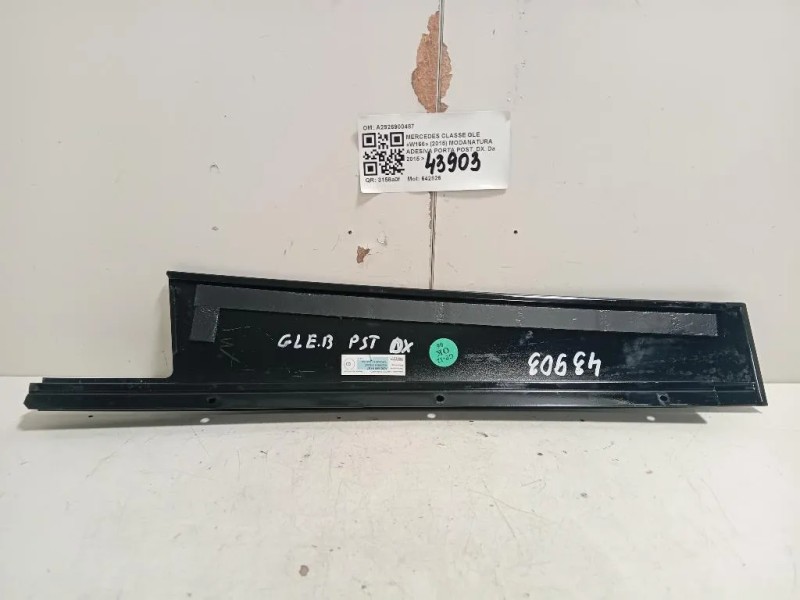Modanatura Adesiva Porta POST DX A2926900487 Mercedes Classe GLE W166 2015