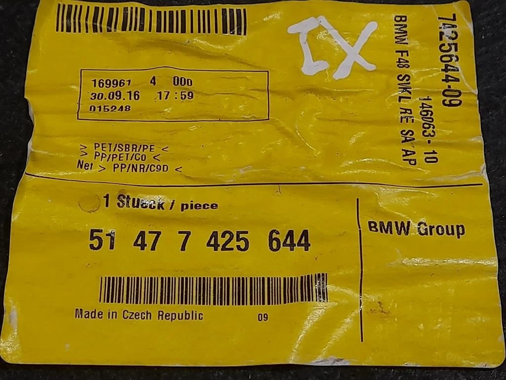 Rivestimento Interno Bagagliaio DX 51477425644 Bmw X1 F48 2015