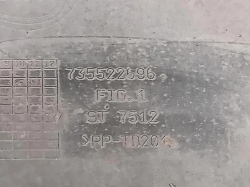 Paraurti POST 71777666 Fiat 500L 2013