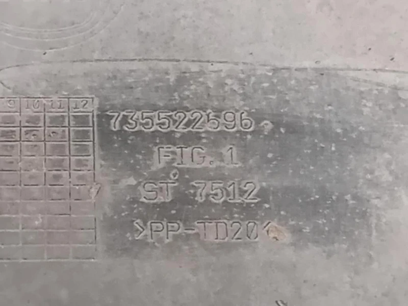 Paraurti POST 71777666 Fiat 500L 2013