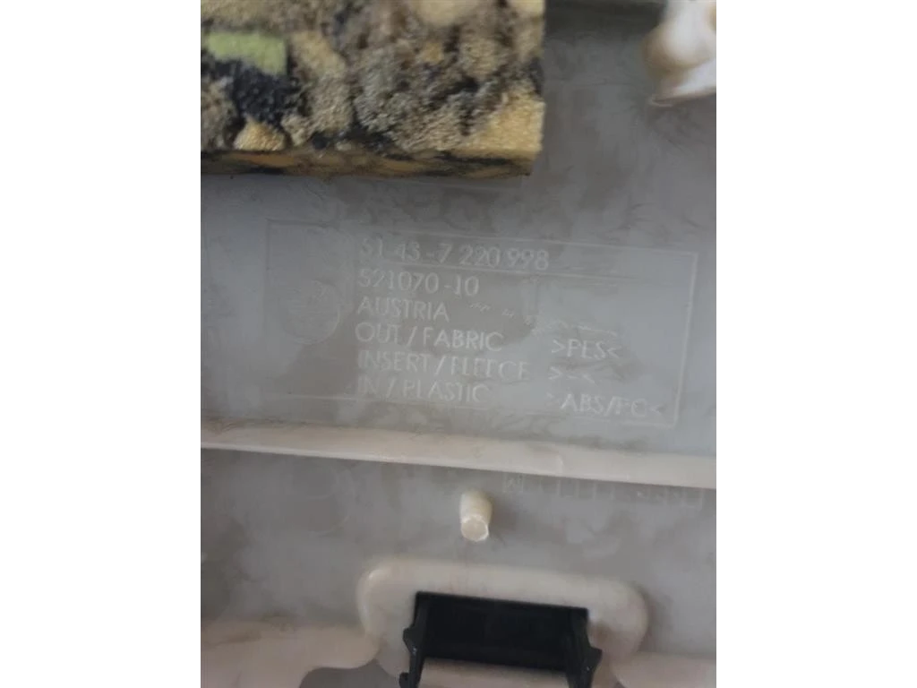 Rivestimento Interno Montante Centrale SUP DX 51 43 - 7 220 998 Bmw Serie 3 F31 Touring 2012