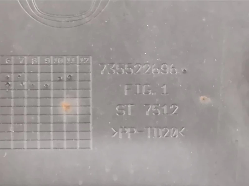 Paraurti POST 71777655 Fiat 500L 2013