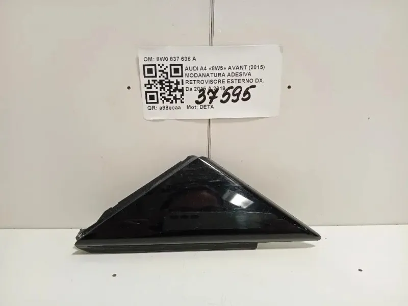 Modanatura Adesiva Retrovisore Esterno DX 8W0 837 638 A Audi A4 8W5 Avant 2015