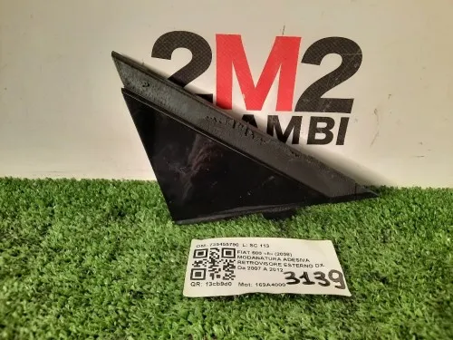 Modanatura Adesiva Retrovisore Esterno DX 735455790 Fiat 500 II 2008