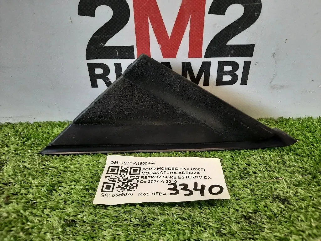 Modanatura Adesiva Retrovisore Esterno DX 7S71-A16004-A Ford Mondeo IV 2007