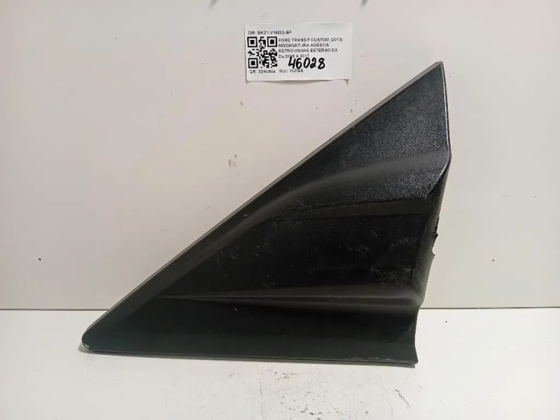 Modanatura Adesiva Retrovisore Esterno DX BK21-V16003-BF Ford Transit Custom I 2013