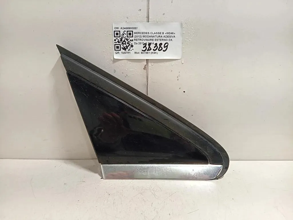 Modanatura Adesiva Retrovisore Esterno DX A2466900887 Mercedes Classe B W246 2012