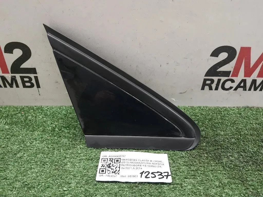 Modanatura Adesiva Retrovisore Esterno DX A2466900287 Mercedes Classe B W246 2012