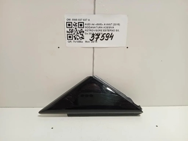Modanatura Adesiva Retrovisore Esterno SX 8W0 837 637 A Audi A4 8W5 Avant 2015