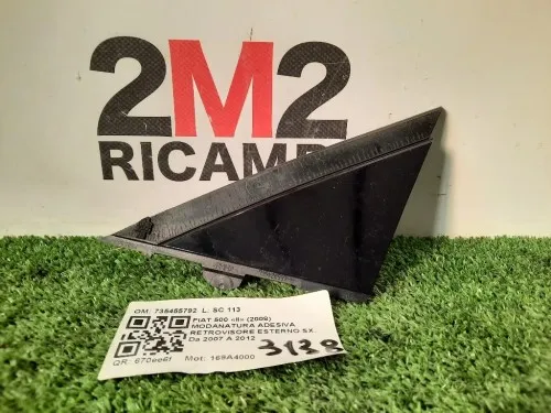 Modanatura Adesiva Retrovisore Esterno SX 735455792 Fiat 500 II 2008