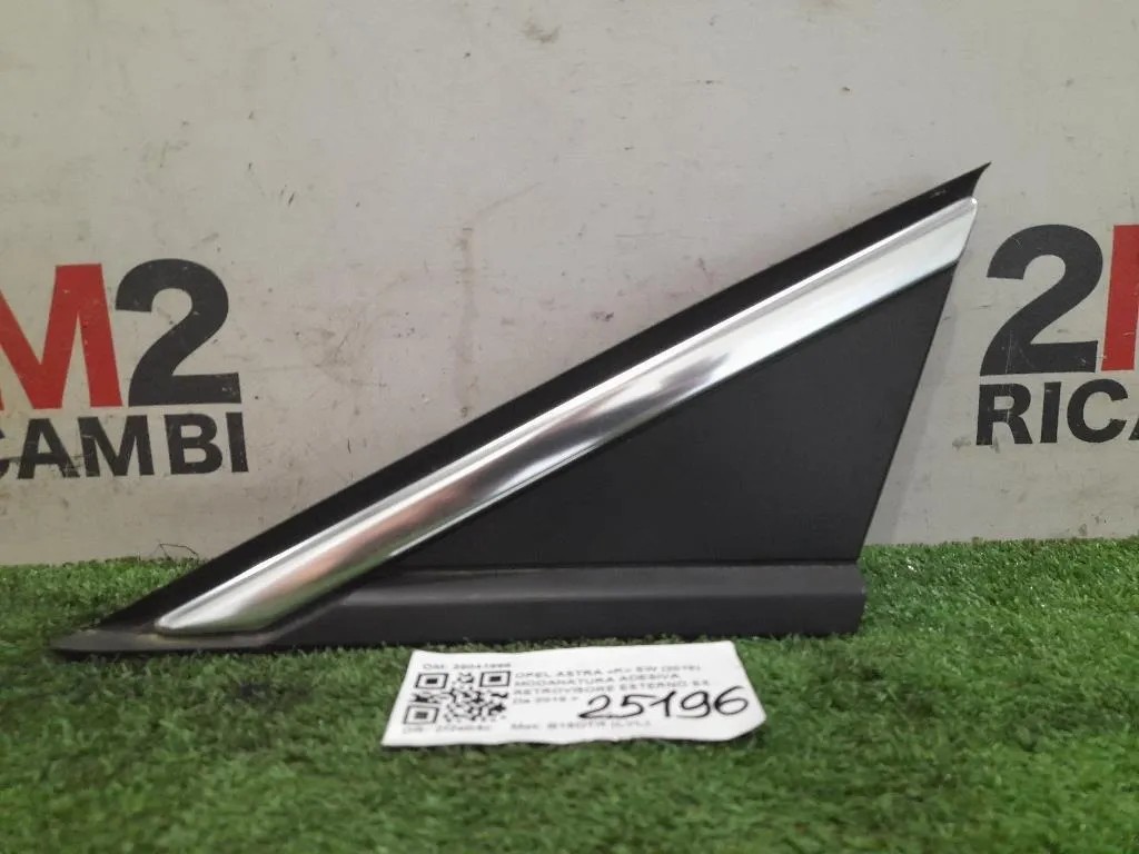 Modanatura Adesiva Retrovisore Esterno SX 39041995 Opel Astra K SW 2016