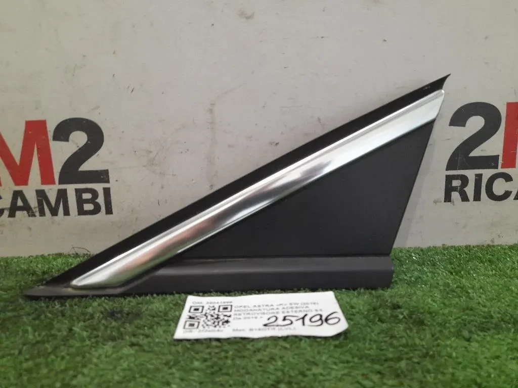 Modanatura Adesiva Retrovisore Esterno SX 39041995 Opel Astra K SW 2016