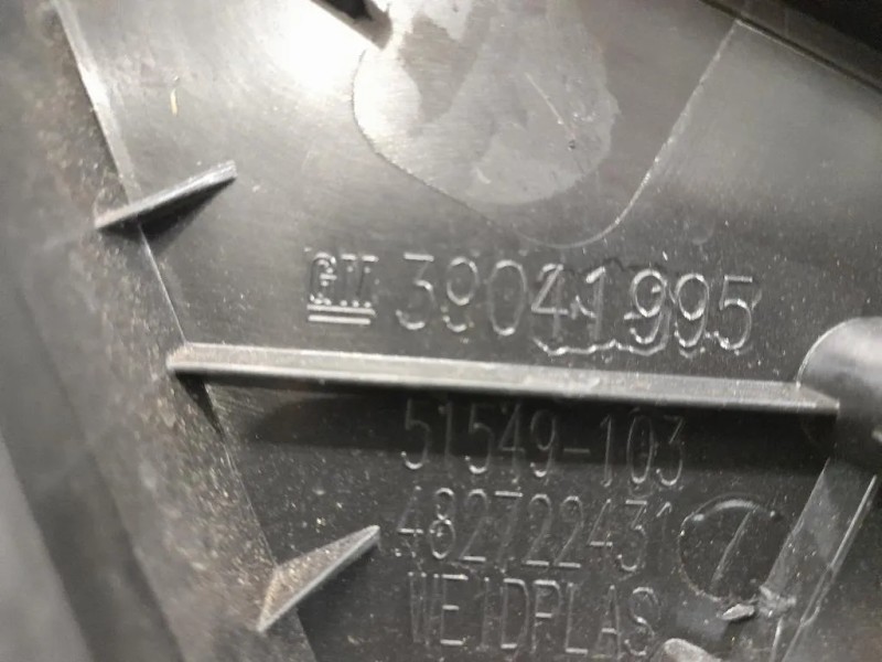 Modanatura Adesiva Retrovisore Esterno SX 39041995 Opel Astra K SW 2016