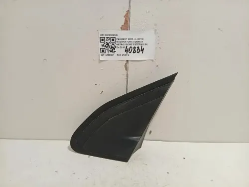 Modanatura Adesiva Retrovisore Esterno SX 9678382380 Peugeot 2008 I 2016