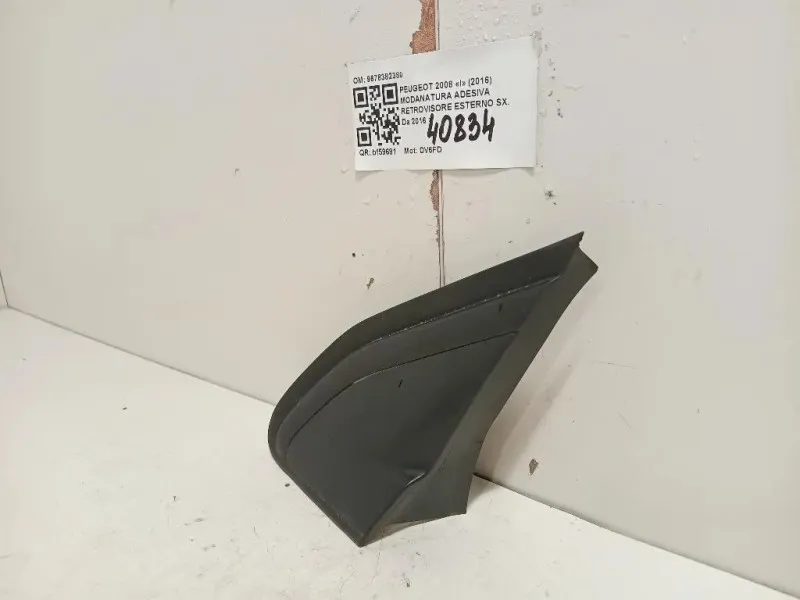 Modanatura Adesiva Retrovisore Esterno SX 9678382380 Peugeot 2008 I 2016