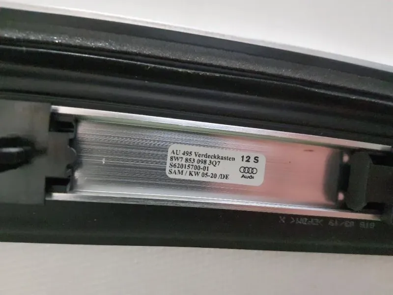 Modanatura Copricofano Capote HARD TOP 8W78530983Q7 Audi A5 F57 Cabrio 2016