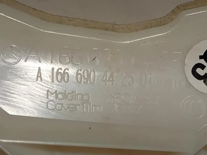 Modanatura Cristallo Montante Parabrezza DX A 166 690 14 23 Mercedes Classe ML W166 2012