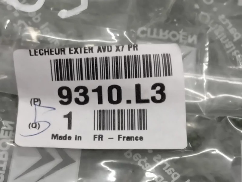 Modanatura Estraschiavetro Porta ANT DX 9310L3 Citroen C5 X 2021