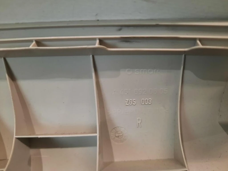 Rivestimento Montante Parabrezza Supint DX A4516920605 DX Smart Fortwo Cabrio 451 2007