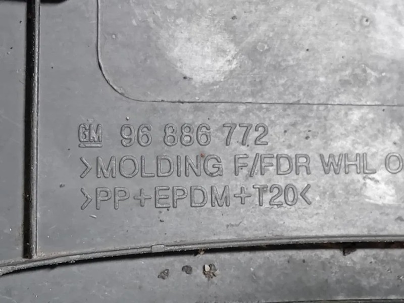 Modanatura Paracolpi Parafango ANT DX 96886772 Chevrolet Orlando 2011