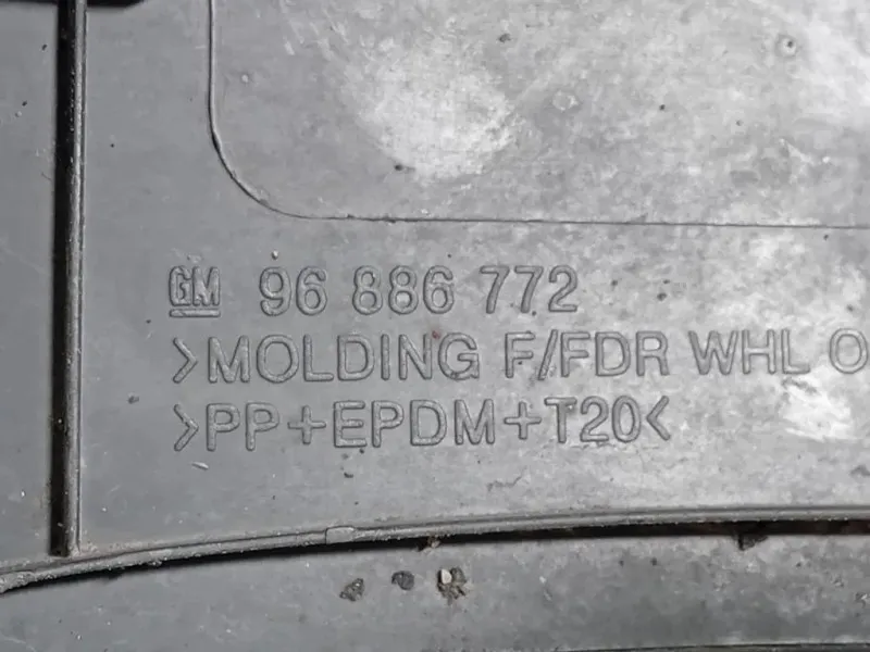 Modanatura Paracolpi Parafango ANT DX 96886772 Chevrolet Orlando 2011
